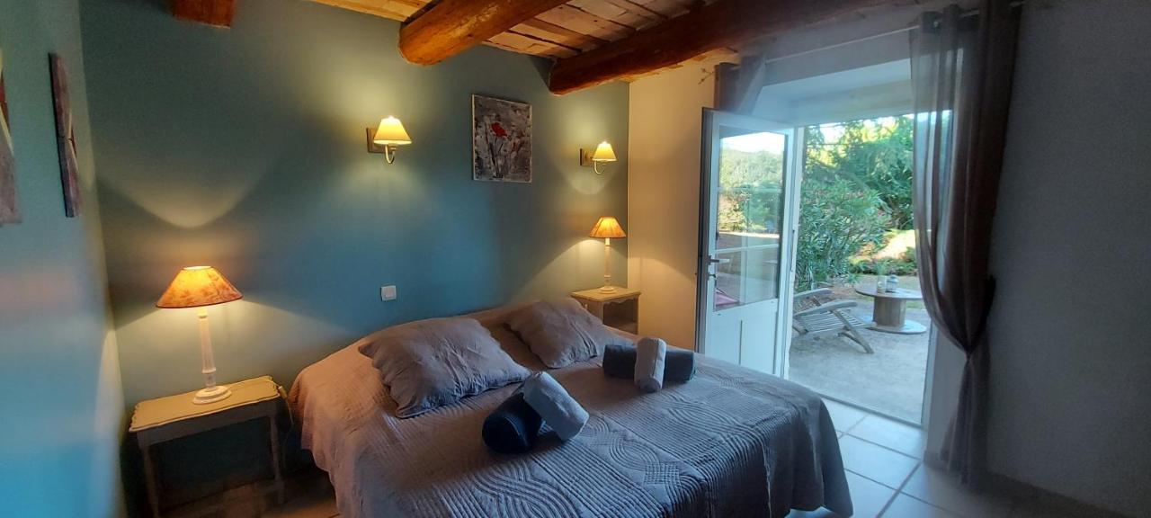 Chambre Malon Mas Bel Esperance Saint-Andre-d'Olerargues Bagian luar foto